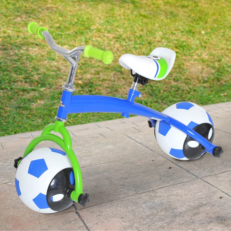 Qaba Kids Balance Bike with Soccer Ball Tires