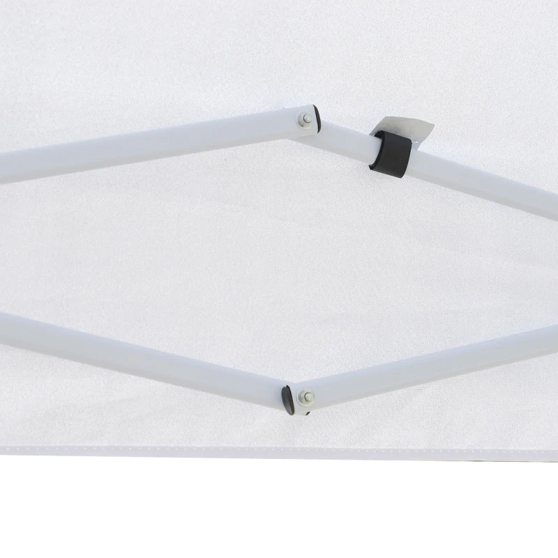 Outsunny 9.75' Large Dome Outdoor Portable Folding Sun Shade Pop Up Tent Canopy - White