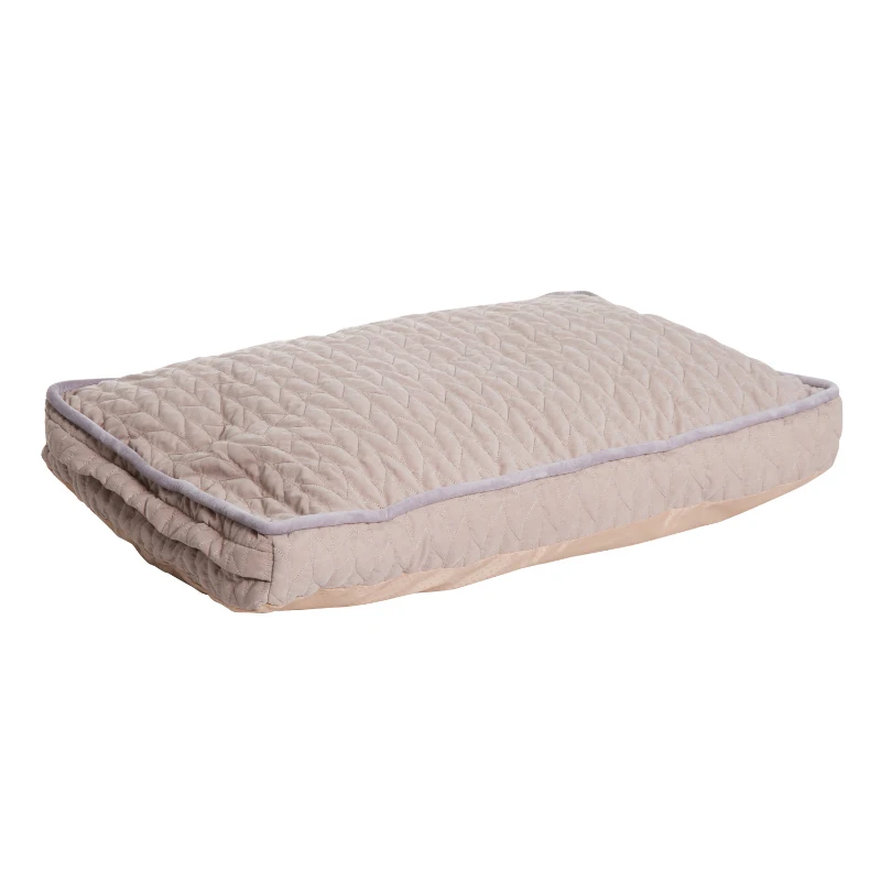 PawHut 30” x 20” Rectangular Cushioned Plush Deluxe Pet Bed Mat