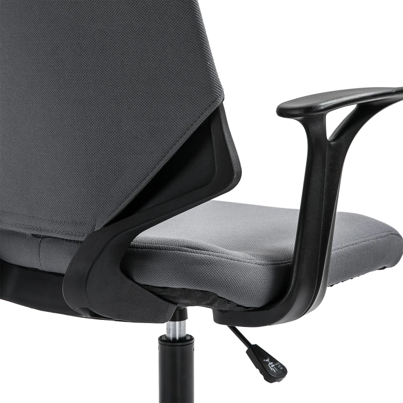 Vinsetto Ergonomic Home Office Chair 360 Degree Swivel Height Adjustable Task Seat