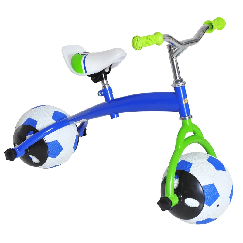 Qaba Kids Balance Bike with Soccer Ball Tires