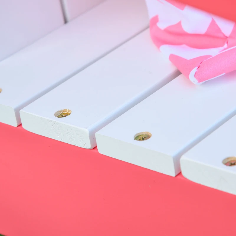 Outsunny Kids Adirondack Chair Wooden Classic Lounge Indoor for Backyard Deck Beach Garden Room 20" x 19.75" x 20.75" Red