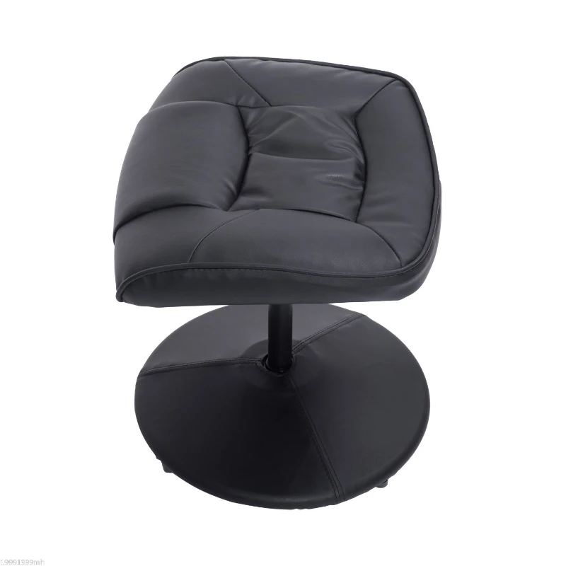 HOMCOM Recliner with Ottoman Swivel Recliner Chair with Ottoman Executive Armchair Lounge Black