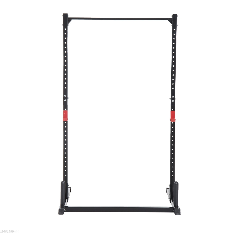 [Pick Up Only]Soozier Rogue Squat Rack Adjustable Power Squat Rack  Home Exercise Barbell Fitness Cage - Black
