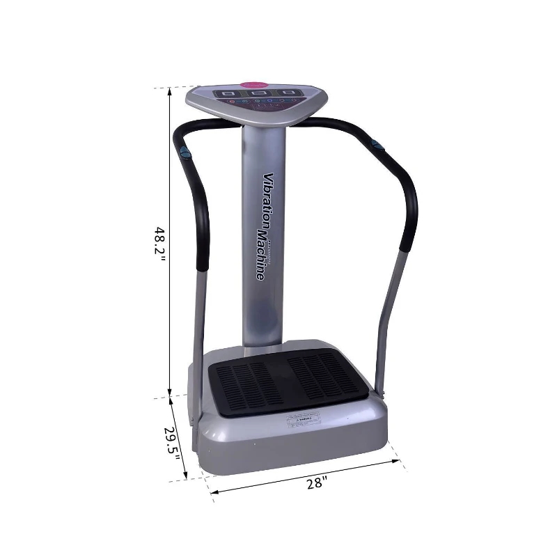 Soozier Whole Body Vibration Machine 1.5HP Vibration Massage Machine Full Body Slim Massager 50Levels