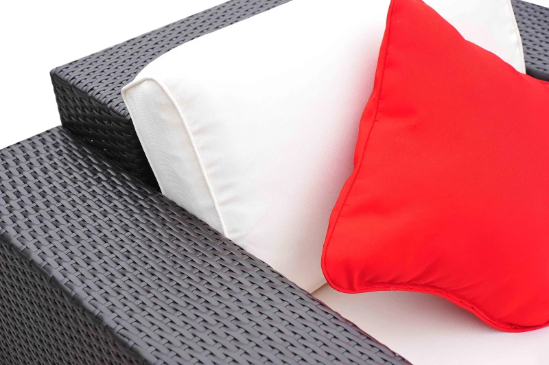 [Pick Up] Outsunny 7pcs Rattan Sofa Wicker Patio Furniture Set Ottoman w/ Pillow and Cushion Aluminum Frame Outdoor Garden