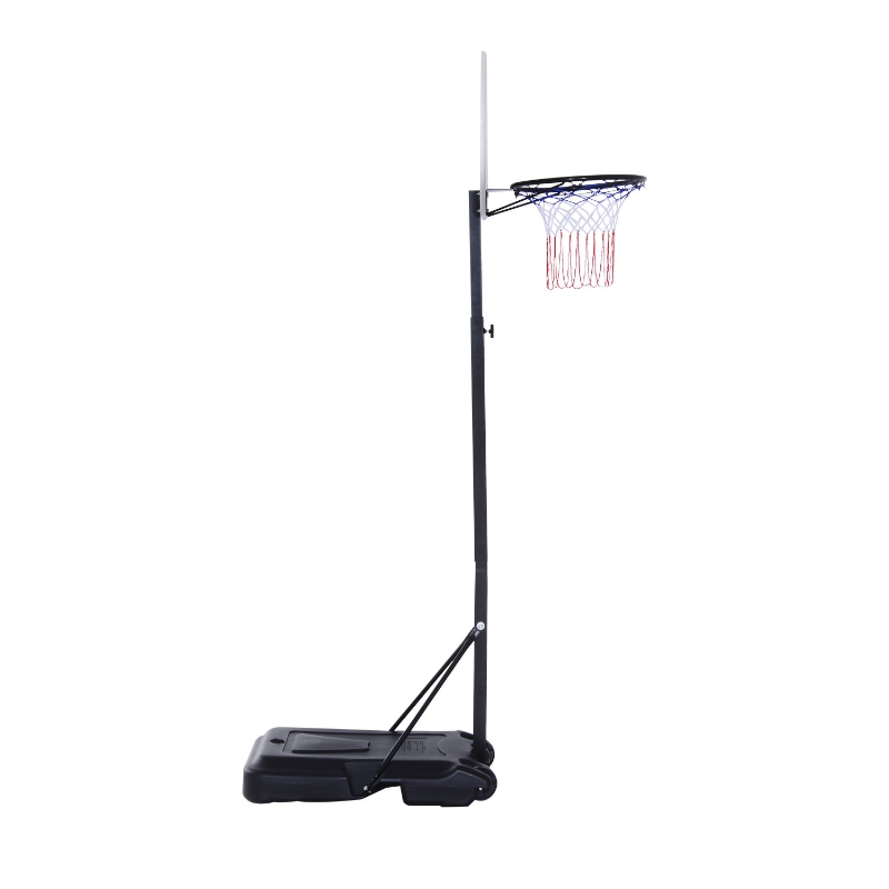 Soozier Junior Basketball Stand System Portable Adjustable W/ Wheels