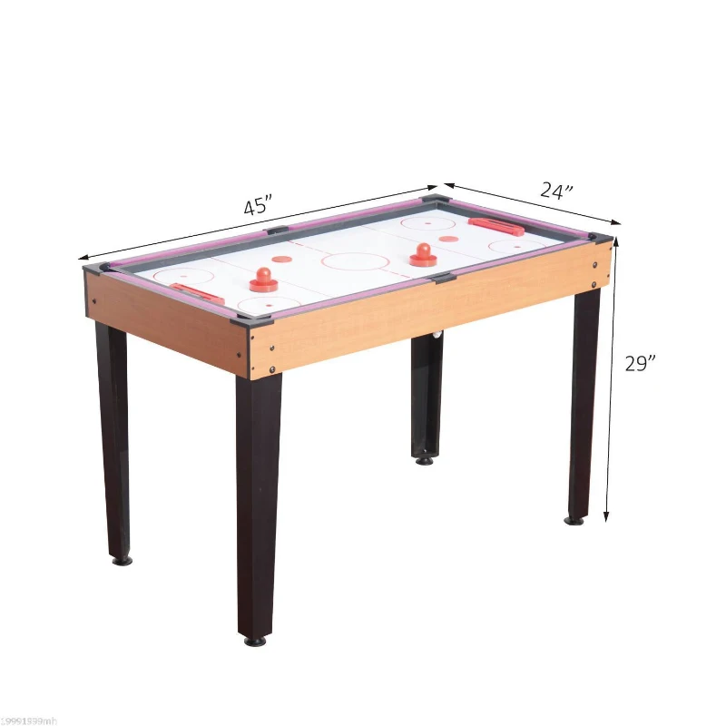 HOMCOM 3 in 1 Multi-use Mini Games Table Tennis Billiard Pool Air Hockey Set with All Accessories
