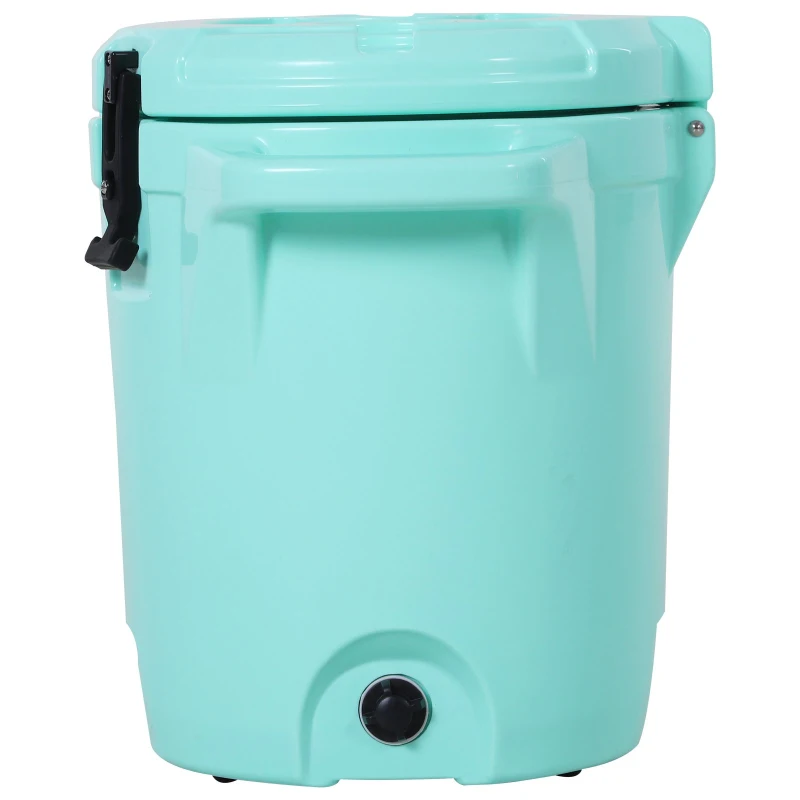 Outsunny Cute Cooler Box 25L Cooling Box Outdoor Portable Green