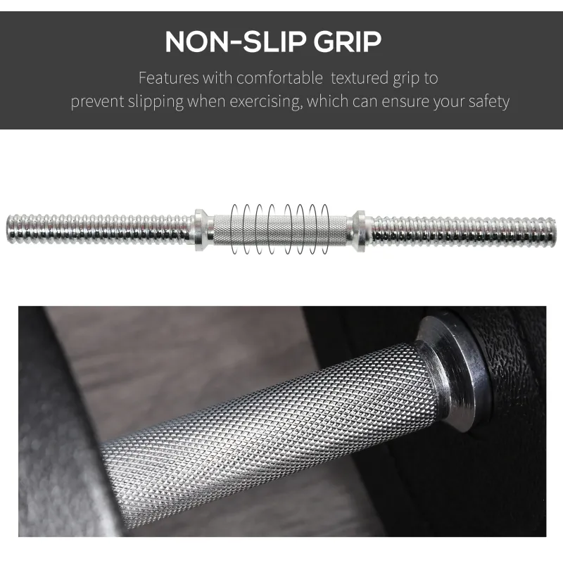 Soozier 88lbs Adjustable Dumbbell Set Weight Fitness Training Exercise - Black (pair)