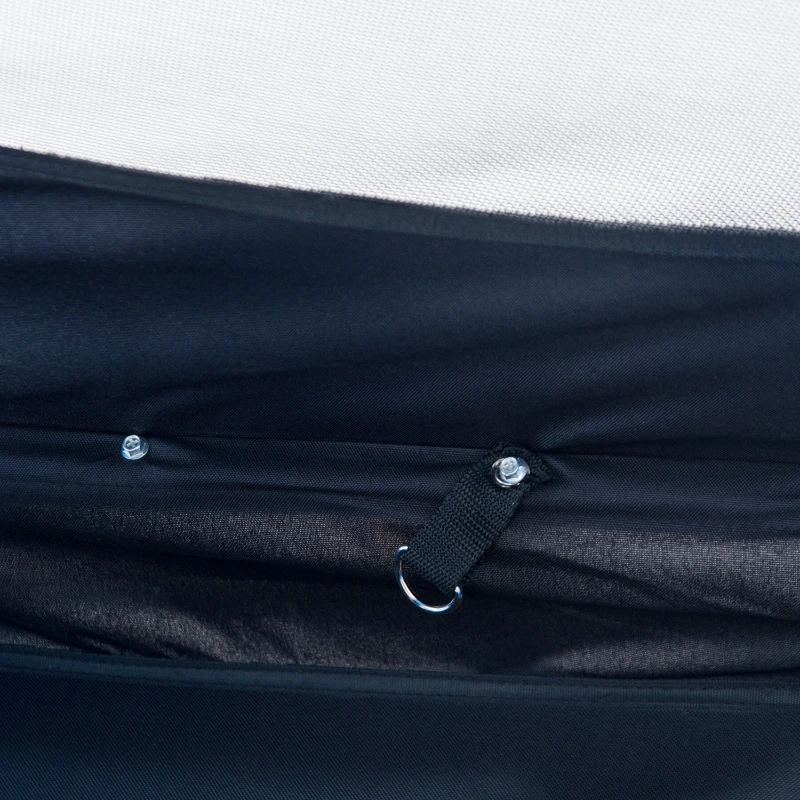 PawHut Pet Bike Trailer Bike Cart Bicycle Dog Cat Travel Carrier Foldable Blue