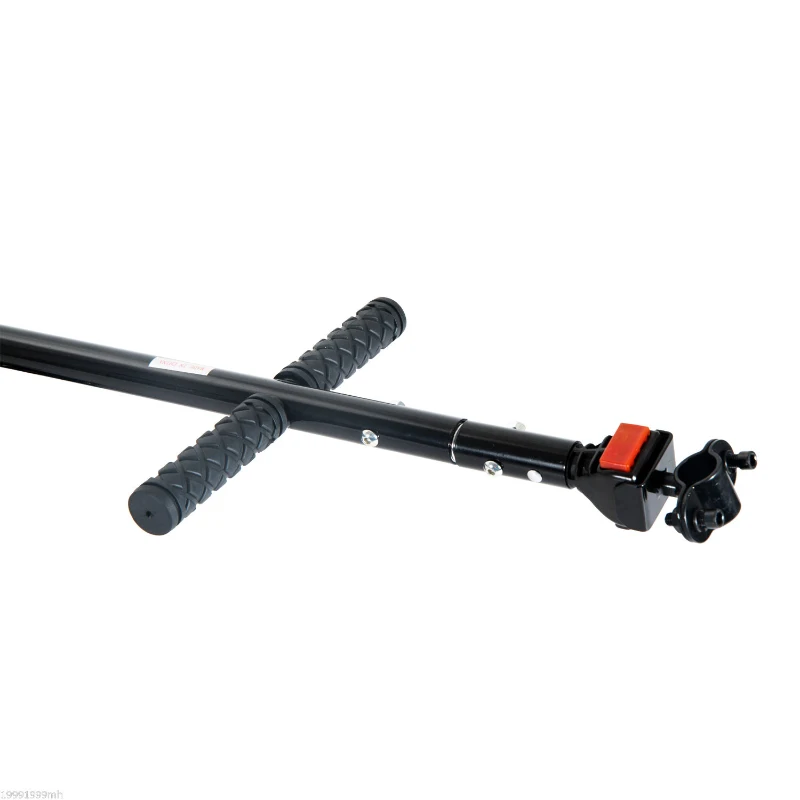 Aosom Bicycle Cargo Trailer 16 inch Air Wheel Wagon Trailer with Suitcase Large Capacity Enclosed Stroller Wagon - Black