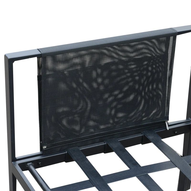 [Pick UP] Outsunny 4pcs Garden Sectional Sofa Set Steel Frame w/ Cushions