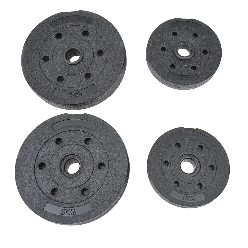 Soozier 110lbs Adjustable Dumbbell Set Weight Fitness Training Exercise - Black (pair)