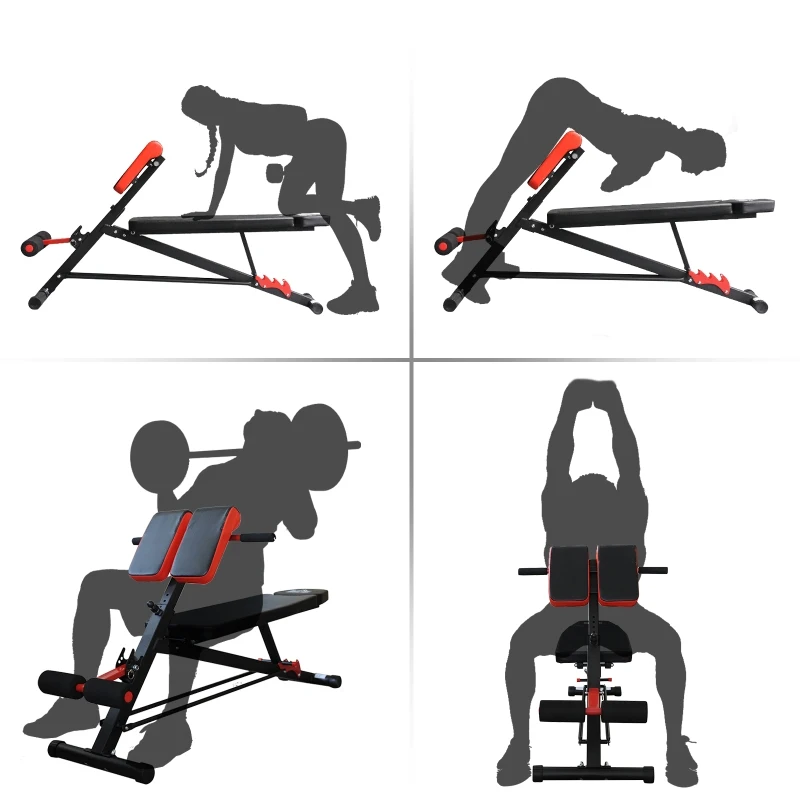 Soozier Multi-Functional Adjustable Hyper Extension Dumbbell Bench