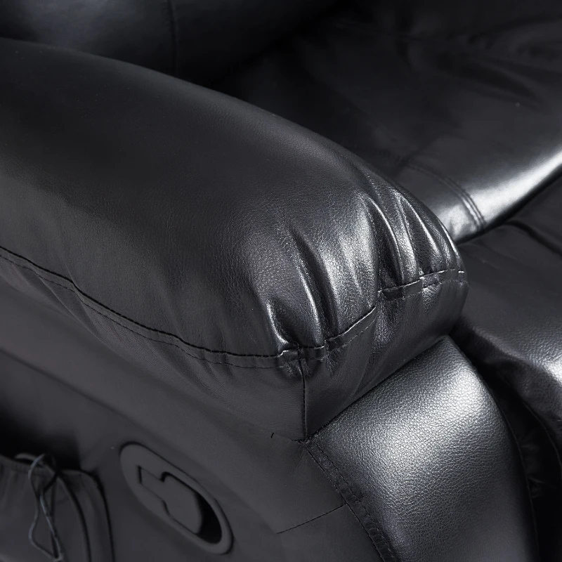 [Pick Up] HOMCOM Deluxe Electronic Heated Massage Sofa Recliner Chair Leather Lounge, Black