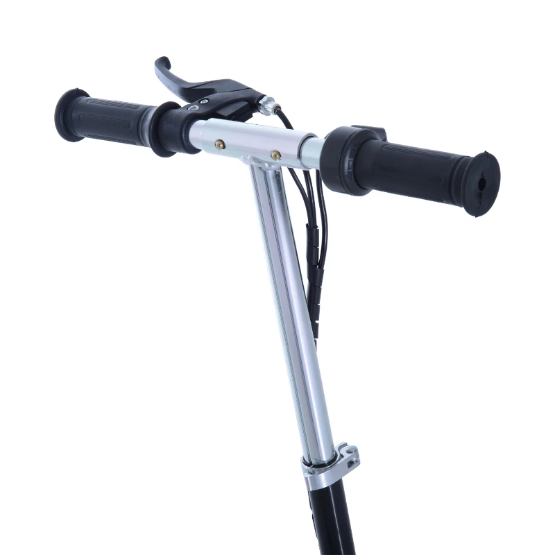 Qaba Electric Scooter Bike Adjustable Folding E Scooter Battery Powered Motorized Bike Black