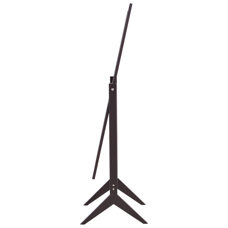 HOMCOM Free-standing Full-length Jewellery Dressing Mirror Angle Adjustable Living Room Bedroom  Dark Brown