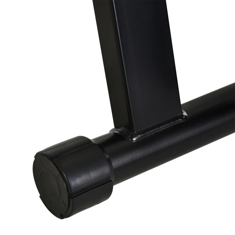 Soozier Indoor Bike Trainer Magnetic Bike Bicycle Trainer Stand 5 Level Resistance Folding Black