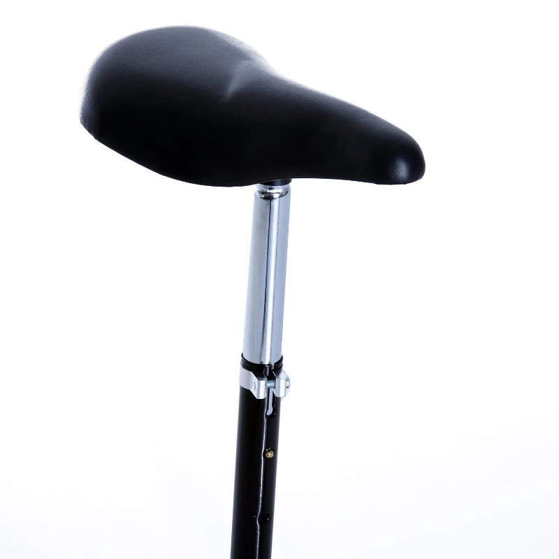 Qaba Electric Scooter Bike Adjustable Folding Seated E-Scooter Battery Powered Motorized Bike Red