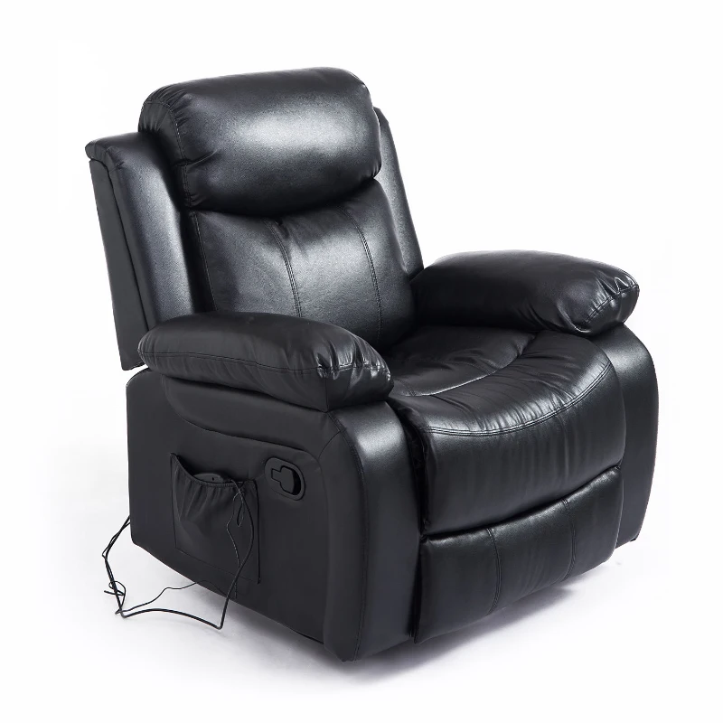 [Pick Up] HOMCOM Deluxe Electronic Heated Massage Sofa Recliner Chair Leather Lounge, Black