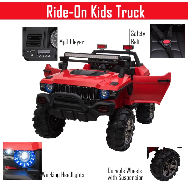 [Pick Up] Aosom Ride-On Car for Kids  12V with Remote Parental Control Adjustable Speeds