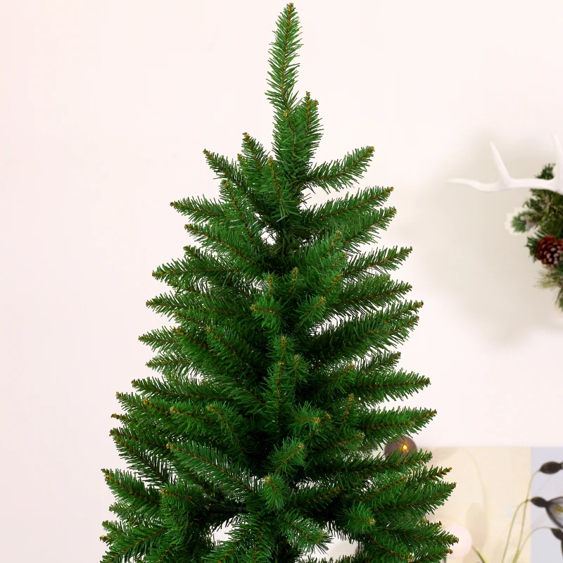 [Pick Up] HOMCOM 6.9ft Artificial Christmas Tree Xmas Tree Holiday Decor w/ Metal Stand 865 Branch Tips Green