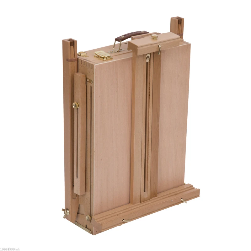 HOMCOM Wooden Easel Folding French Artists Easel Set Portable Art Painters Tripod Sketch Craft