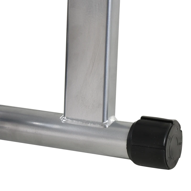 Soozier Bike Exercise Trainer Stand Indoor Magnetic Bicycle Trainer 5 Level Resistance Silver