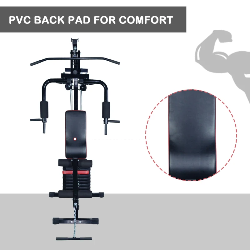 Soozier Body Strength Home Gym Heavy Duty Weight Training Bench Fitness Workout