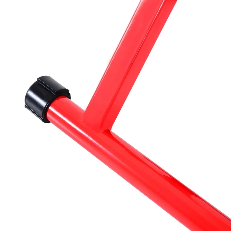 Soozier Magnetic Bike trainer Stand for Indoor Exercise with 5 Levels of Resistance, Red