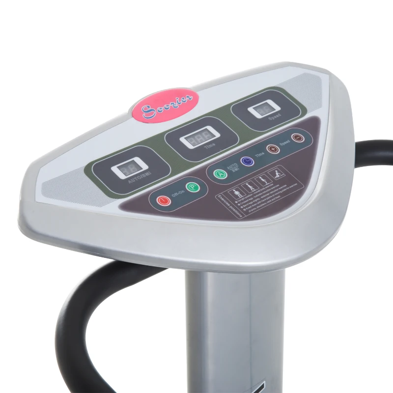 Soozier Whole Body Vibration Machine 1.5HP Vibration Massage Machine Full Body Slim Massager 50Levels