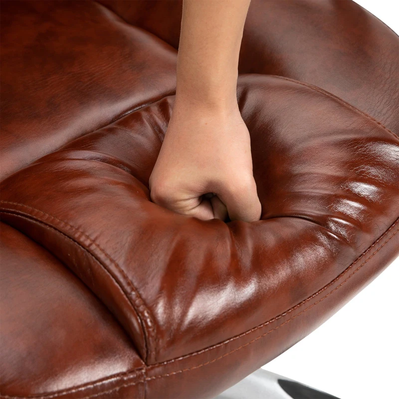 Vinsetto PU Leather High Back Ergonomic Executive Office Chair Computer Desk Seat