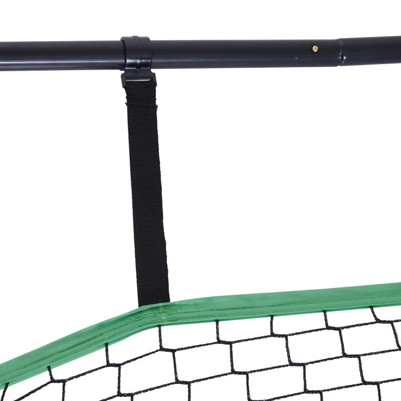 Soozier 2 in 1 Soccer Rebounder Net Portable Football Trainer Passing and Solo Skills