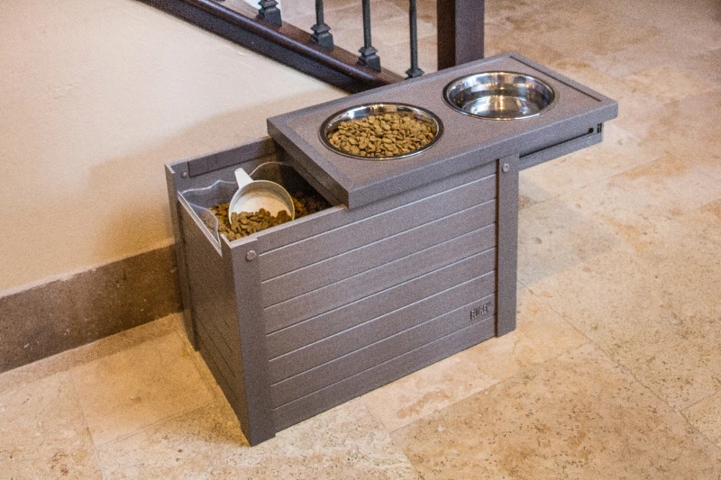 New Age Pet Piedmont Pantry Diner with Storage - Grey
