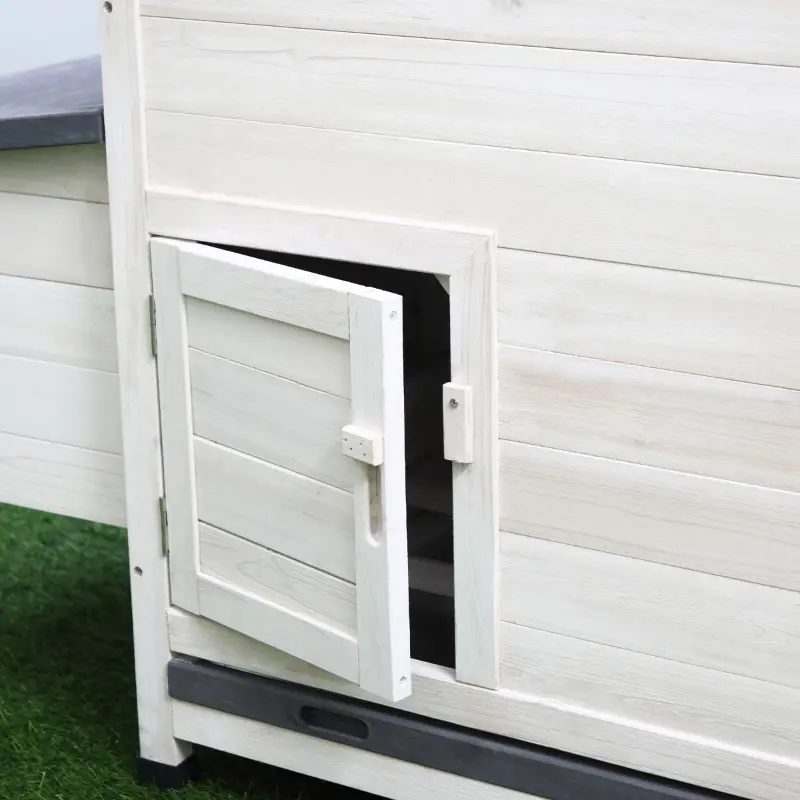 PawHut 48" Wood Outdoor Chicken Coop House with Nesting Box