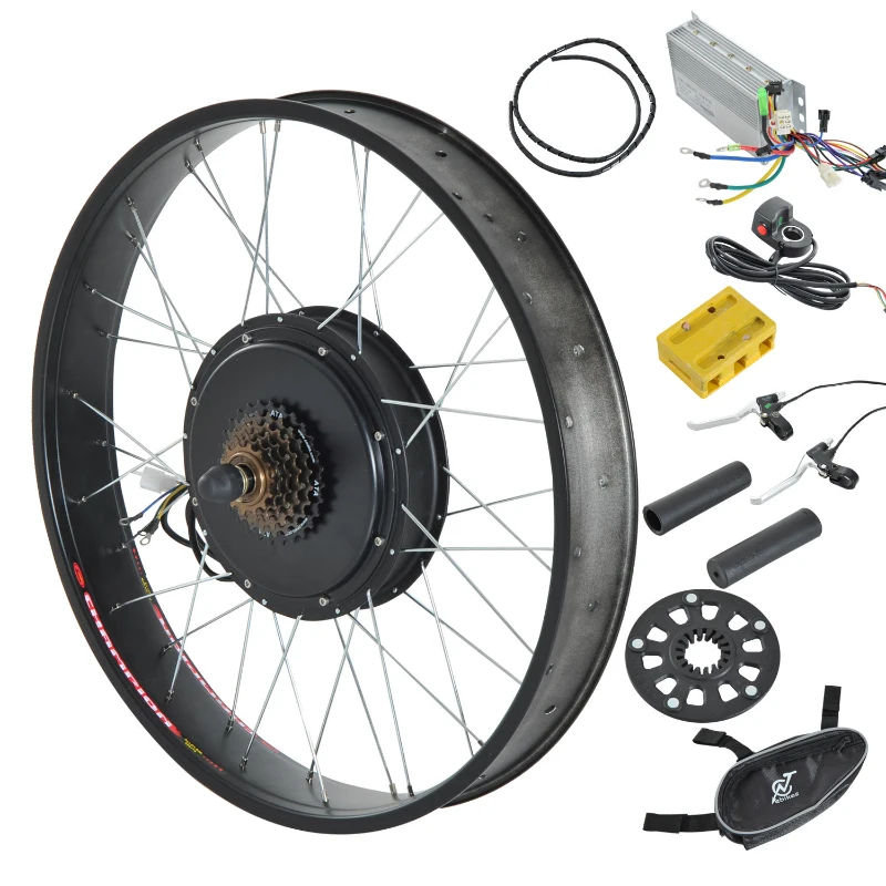 Aosom Rear Wheel 48V 1000W Electric Bicycle Motor Conversion Kit