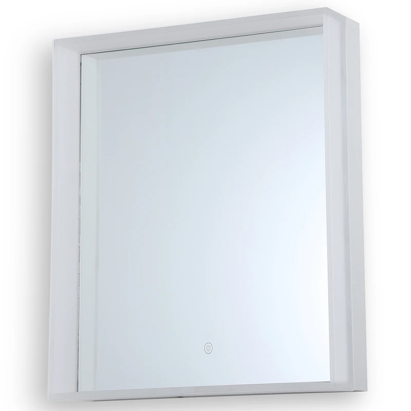 kleankin 24" x 24" Square Front Light LED Bathroom Vanity Mirror