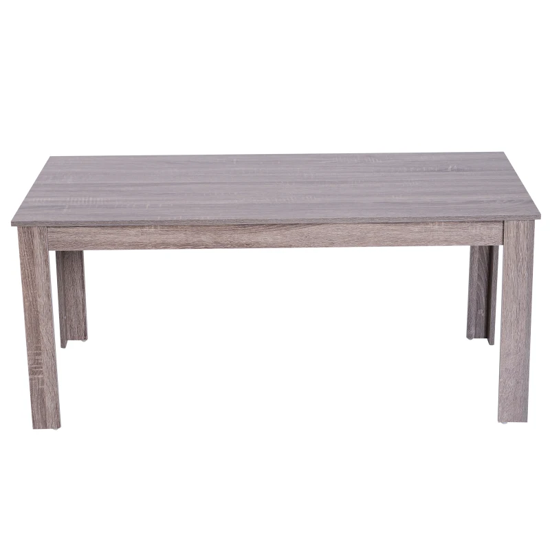HomCom 43" Wood Rectangle Modern Contemporary Parsons Coffee Table