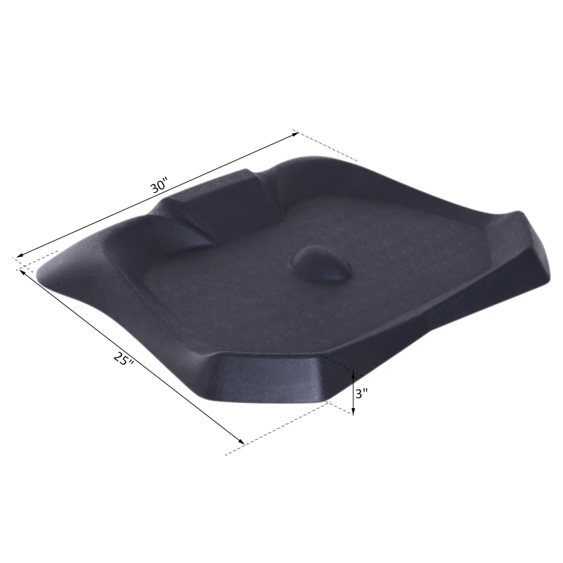 Soozier Non Flat Standing Desk Mat Anti Fatigue Floor Polyurethane Foam