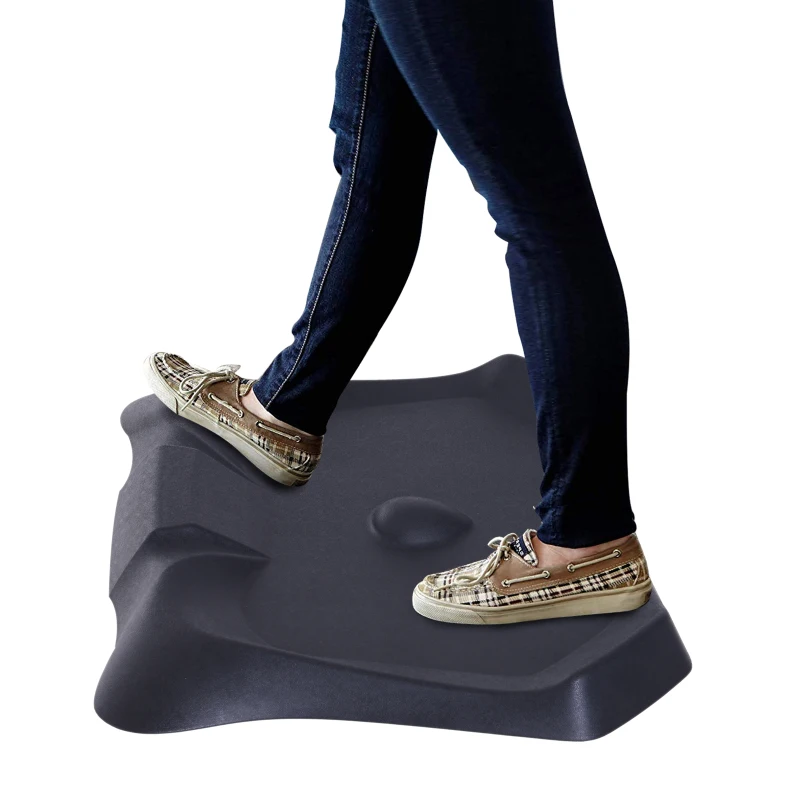 Soozier Non Flat Standing Desk Mat Anti Fatigue Floor Polyurethane Foam