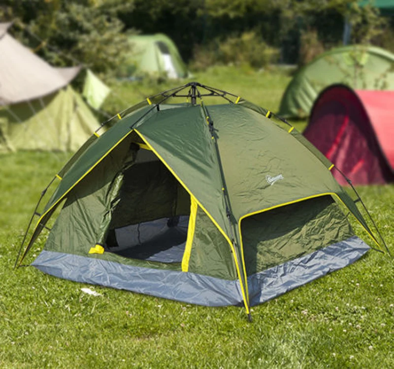 Outsunny 7' x 6' Lightweight 2 Person Pop-Up Camping Tent with Removable Waterproof Rainfly