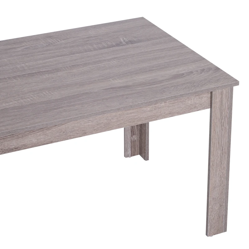 HomCom 43" Wood Rectangle Modern Contemporary Parsons Coffee Table