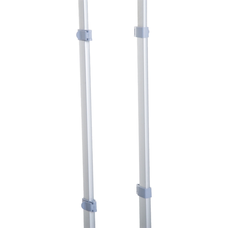 HomCom 1.7 Liter 1200W Upright Full Size Clothing Steamer With Fabric Brush And Garment Hanger - White / Blue