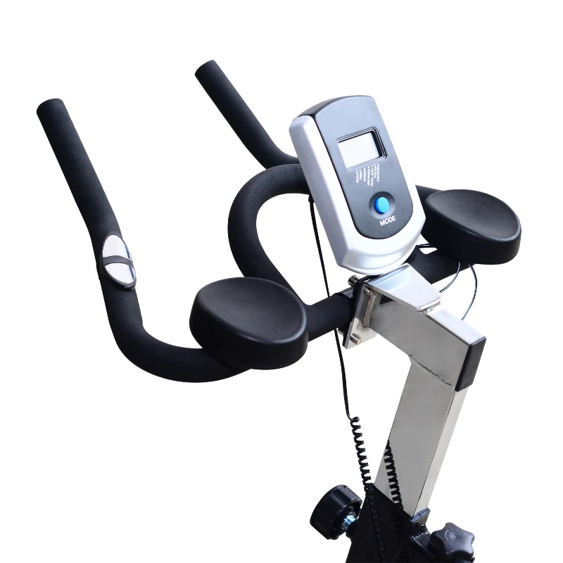 Soozier Indoor Stationary Cycling Exercise Bike w/LCD Display - Black and Red