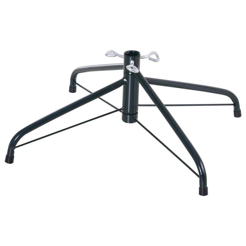 HOMCOM 9' PVC Pre Lit Artificial Christmas Tree with Metal Stand  900 Warm White LED  2028 Tips  Green