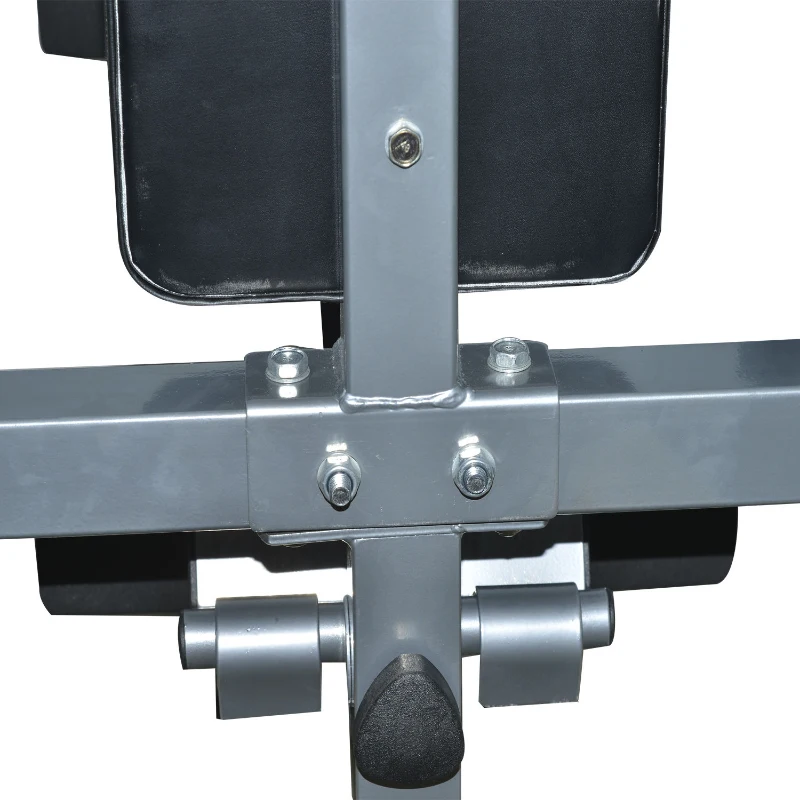 Soozier 80" Full Body Power Tower Home Gym Fitness Exercise Workout Machine with Adjustable Sit-Up Bench