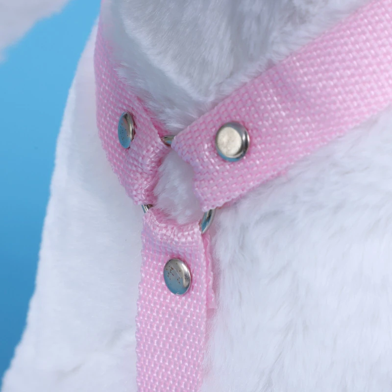 Qaba Unicorn Rocking Horse Toy with Sound for Kids  Wooden Plush Ride-On Rocker Battery Operated  White