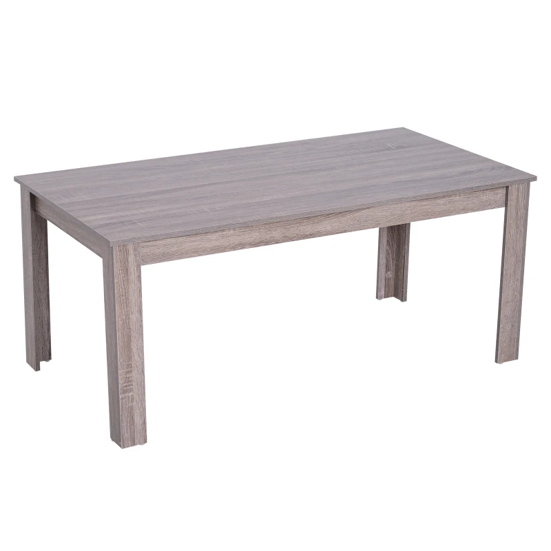 HomCom 43" Wood Rectangle Modern Contemporary Parsons Coffee Table