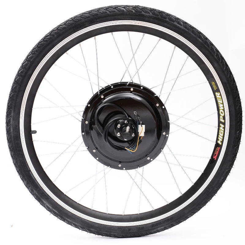 Aosom 26" Rear Wheel 48V 1000W Electric Battery Powered Bicycle Motor Conversion Kit